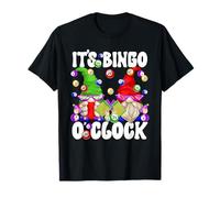 Its Bingo Time Saying Funny GNOME for Women Men Bingo Night T-Shirt