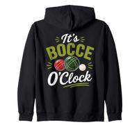 It's Bocce O Clock Bocce Italian Ball Game Player Bocce Bocce Sweat à Capuche