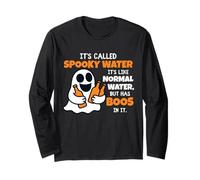 It's Called Spooky Water It's Like Normal Water Funny Ghost Manche Longue