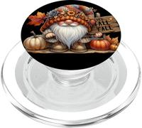 Its Fall Yall Autumn GNOME Stuff Falling Leaves and Pumpkin PopSockets PopGrip pour MagSafe