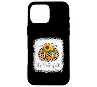 It's Fall Y'all Citrouille Léopard Imprimé Thanksgiving Halloween Coque pour iPhone 16 Pro Max