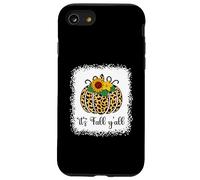 It's Fall Y'all Citrouille Léopard Imprimé Thanksgiving Halloween Coque pour iPhone SE (2020) / 7/8