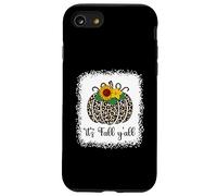 It's Fall Y'all Citrouille Léopard Imprimé Thanksgiving Halloween Coque pour iPhone SE (2020) / 7/8