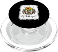 It's Fall Y'all Citrouille Léopard Imprimé Thanksgiving Halloween PopSockets PopGrip pour MagSafe