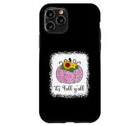 It's Fall Yall Citrouille Rose Léopard Imprimé Thanksgiving Femme Coque pour iPhone 11 Pro