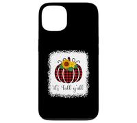 It's Fall Y'all Halloween Plaid Citrouille Rouge délavé Buffalo Coque pour iPhone 13