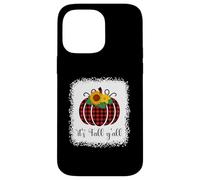 It's Fall Y'all Halloween Plaid Citrouille Rouge délavé Buffalo Coque pour iPhone 14 Pro Max
