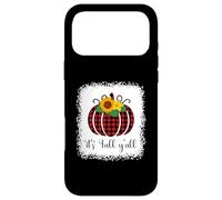 It's Fall Y'all Halloween Plaid Citrouille Rouge délavé Buffalo Coque pour iPhone 17 Pro Max