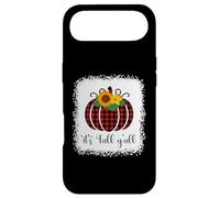 It's Fall Y'all Halloween Plaid Citrouille Rouge délavé Buffalo Coque pour iPhone Air
