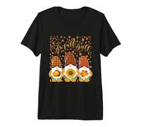It's Fall Y'all Nains Mignons Citrouille Arbre d'automne Feuilles d'automne T-Shirt Haut de Gamme