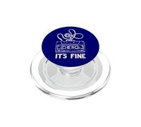 It's Fine Cassette Tape Design - Musique Rétro Humour Vintage PopSockets PopGrip pour MagSafe