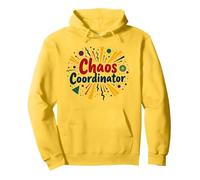It's Fine Chaos Coordinator Everything's Fine Funny Sweat à Capuche, Unisexe pour Adultes, Citron, XL