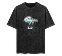It's Fine I'm Fine Everything is Fine Funny Cat Lover Mens T-Shirt Casual Cotton Unisex Black Tees Tops S