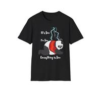 It's Fine I'm Fine Everything is Fine Funny Panda T-Shirt Unisex T-Shirt Gift