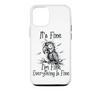 It's Fine I'm Fine Everything is Fine Funny Parrot Meme Coque pour iPhone 12/12 Pro
