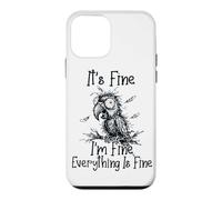 It's Fine I'm Fine Everything is Fine Funny Parrot Meme Coque pour iPhone 12 Mini