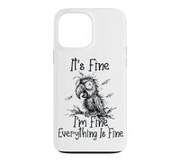 It's Fine I'm Fine Everything is Fine Funny Parrot Meme Coque pour iPhone 13 Pro Max
