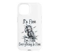 It's Fine I'm Fine Everything is Fine Funny Parrot Meme Coque pour iPhone 15