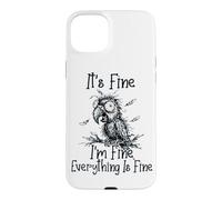 It's Fine I'm Fine Everything is Fine Funny Parrot Meme Coque pour iPhone 15 Plus