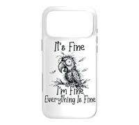 It's Fine I'm Fine Everything is Fine Funny Parrot Meme Coque pour iPhone 17 Pro Max