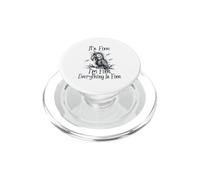 It's Fine I'm Fine Everything is Fine Funny Parrot Meme PopSockets PopGrip pour MagSafe