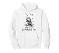 It's Fine I'm Fine Everything is Fine Funny Parrot Meme Sweat à Capuche
