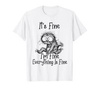 It's Fine I'm Fine Everything is Fine Funny Sloth Meme T-Shirt