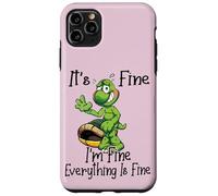 It's Fine I'm Fine Everything is oky Funny Turtle Great Gift Coque pour iPhone 11 Pro Max