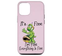 It's Fine I'm Fine Everything is oky Funny Turtle Great Gift Coque pour iPhone 12/12 Pro