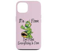 It's Fine I'm Fine Everything is oky Funny Turtle Great Gift Coque pour iPhone 13
