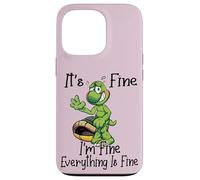It's Fine I'm Fine Everything is oky Funny Turtle Great Gift Coque pour iPhone 13 Pro