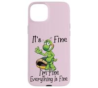 It's Fine I'm Fine Everything is oky Funny Turtle Great Gift Coque pour iPhone 15 Plus
