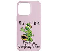 It's Fine I'm Fine Everything is oky Funny Turtle Great Gift Coque pour iPhone 15 Pro Max