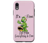 It's Fine I'm Fine Everything is oky Funny Turtle Great Gift Coque pour iPhone XR