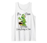 It's Fine I'm Fine Everything is oky Funny Turtle Great Gift Débardeur