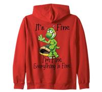 It's Fine I'm Fine Everything is oky Funny Turtle Great Gift Sweat à Capuche