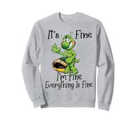 It's Fine I'm Fine Everything is oky Funny Turtle Great Gift Sweatshirt