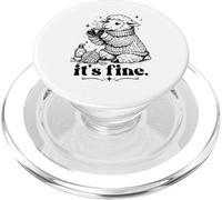 It's Fine Sheep Cute Funny Cozy Humour PopSockets PopGrip pour MagSafe