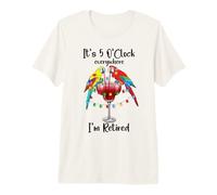 Its Five Oclock Everywhere Im Retired Summer Retirement Men T-Shirt Haut de Gamme