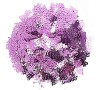 Its Girl Confettis Lettre Lune 5 Étoiles en Forme de Coeur Décoration de Table pour Baptême Bébé pour Baby Shower Anniversaires et Fêtes à Thème Fabriqué en PVC Emballage