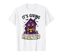 Its Giving Haunted Enthusiast House Ghos Batty pour Halloween T-Shirt