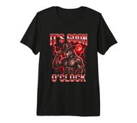 It's Goon O'Clock Cool Funny Alpha Wolf Meme T-Shirt Haut de Gamme
