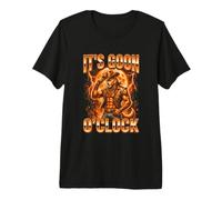 It's Goon O'Clock Cool Funny Alpha Wolf Meme T-Shirt Haut de Gamme