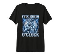 It's Goon O'Clock Cool Funny Alpha Wolf Meme T-Shirt Haut de Gamme