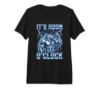 It's Goon O'Clock Cool Funny Alpha Wolf Meme T-Shirt Haut de Gamme