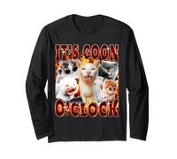 It's Goon O'Clock Funny Meme Gen Z Humour Joke Bootleg Manche Longue