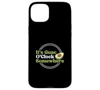 It's Guac O'Clock Somewhere Funny Avocat Guacamole Lovers Coque pour iPhone 15 Plus