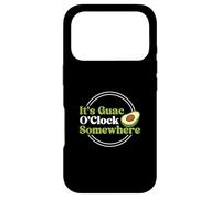It's Guac O'Clock Somewhere Funny Avocat Guacamole Lovers Coque pour iPhone 17 Pro