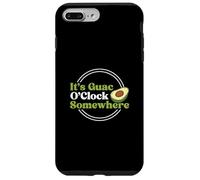 It's Guac O'Clock Somewhere Funny Avocat Guacamole Lovers Coque pour iPhone 7 Plus/8 Plus