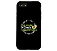 It's Guac O'Clock Somewhere Funny Avocat Guacamole Lovers Coque pour iPhone SE (2020) / 7/8